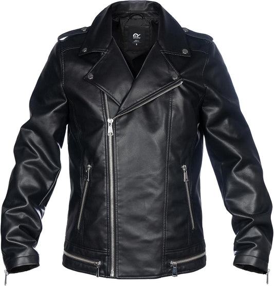 Phantom Stitch Leather Jacket